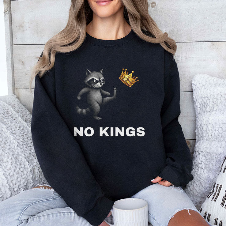 Cute Raccoon No Kings In America T Shirt