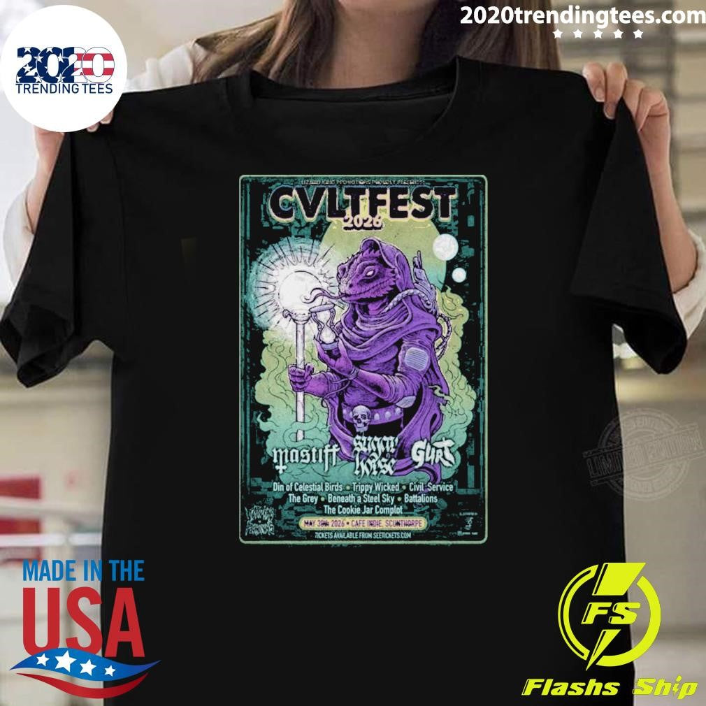 Cvltfest Café Indiependent, Scunthorpe, Uk May 30 2026 Tour Poster Shirt