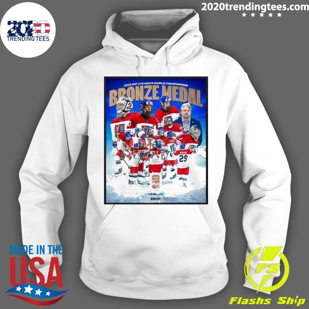 Czechia Hockey 2026 Iihf U18 Mens World Championship Shirt