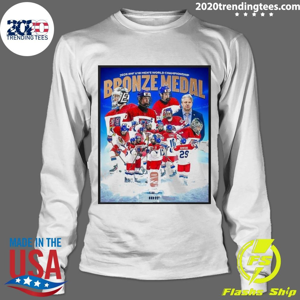 Czechia Hockey 2026 Iihf U18 Mens World Championship Shirt