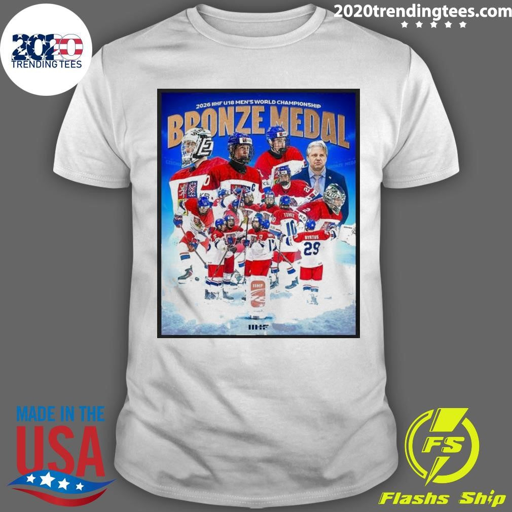 Czechia Hockey 2026 Iihf U18 Mens World Championship Shirt