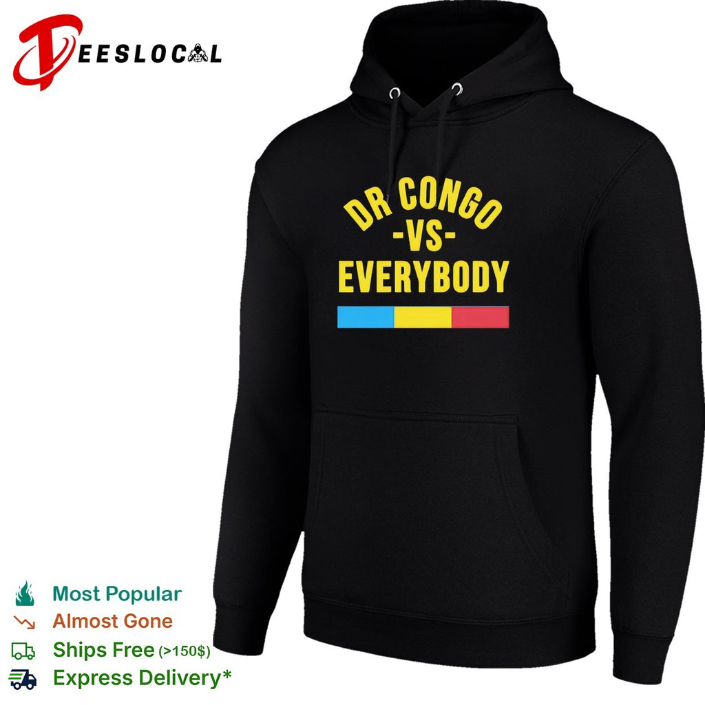 DR Congo vs everybody flag soccer pride shirt