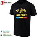 DR Congo vs everybody flag soccer pride shirt