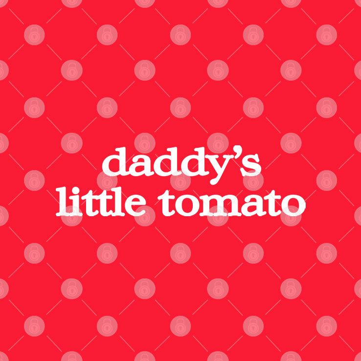Daddy’s Little Tomato T Shirt
