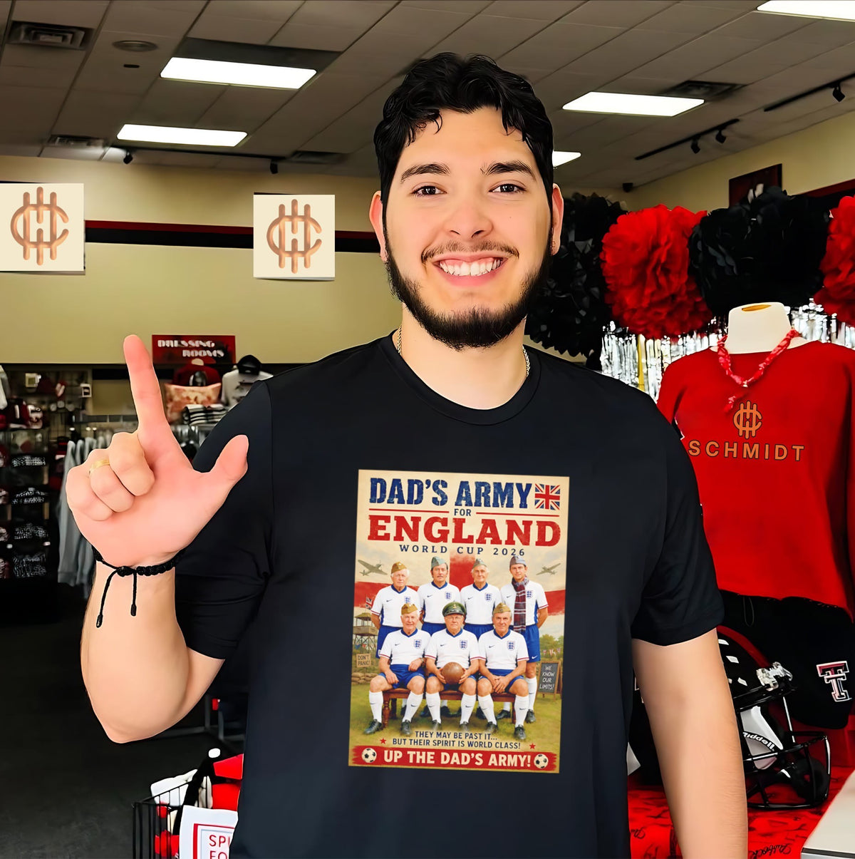 Dad’s Army for England World Cup 2026 they may be past it but their spirit is world class up the Dad’s Army shirt