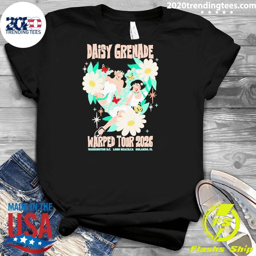 Daisy Grenade World Tour 2026 Washington DC Poster Shirt