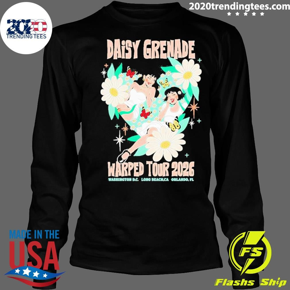 Daisy Grenade World Tour 2026 Washington DC Poster Shirt