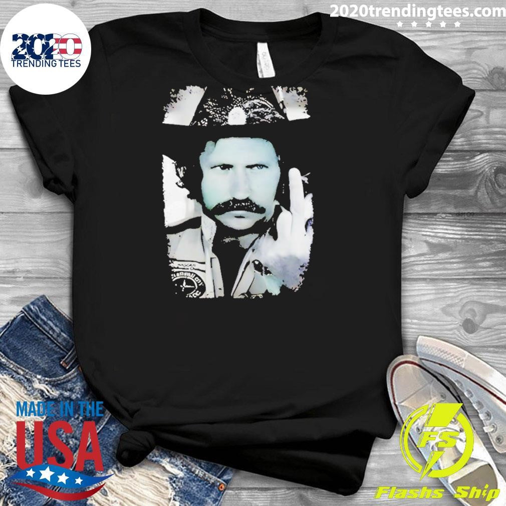 Dale Earnhardt Sr Cowboy Middle Finger Nascar Cup Series Shirt