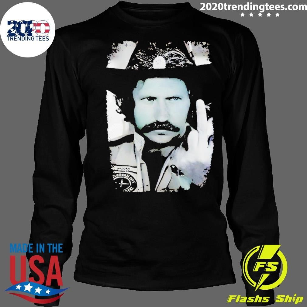 Dale Earnhardt Sr Cowboy Middle Finger Nascar Cup Series Shirt