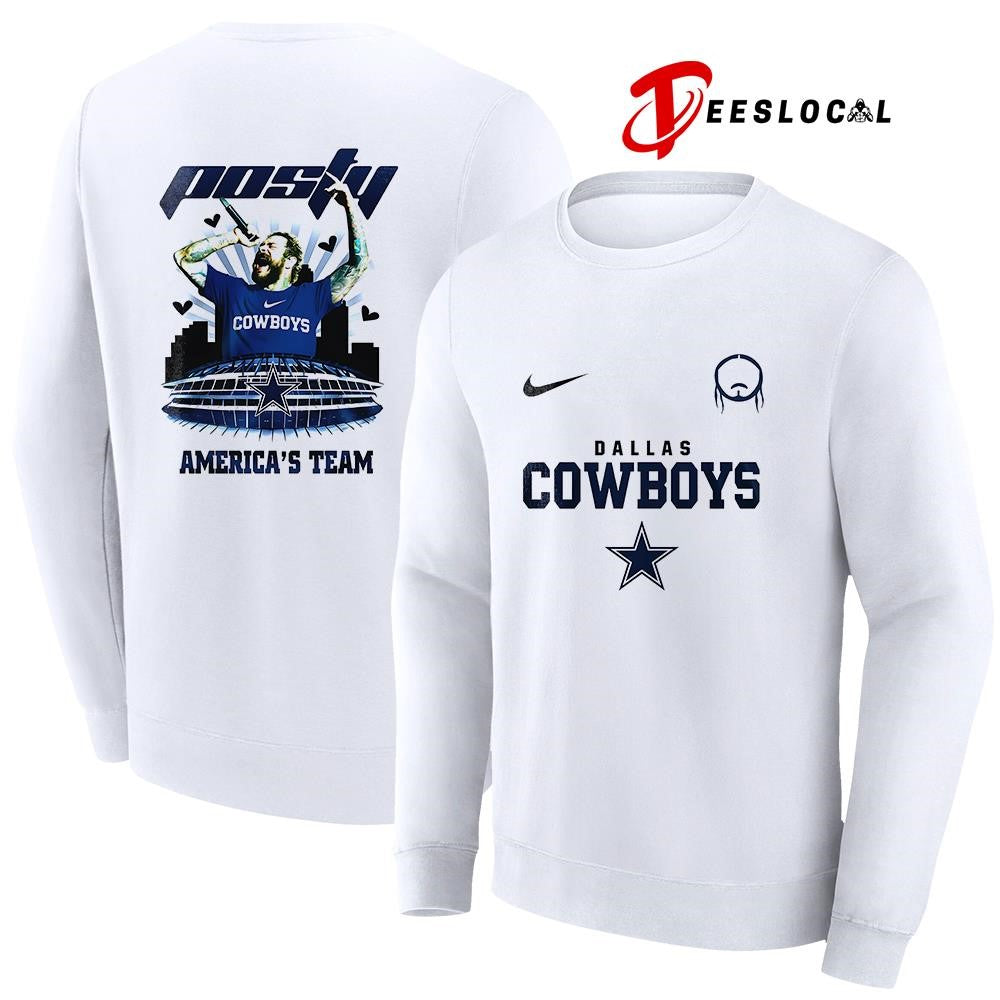 Dallas Cowboys x Post Malone Posty stadium shirt