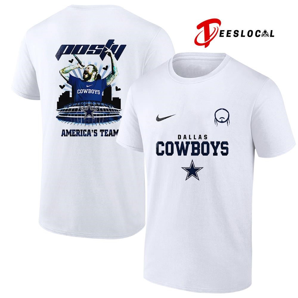 Dallas Cowboys x Post Malone Posty stadium shirt