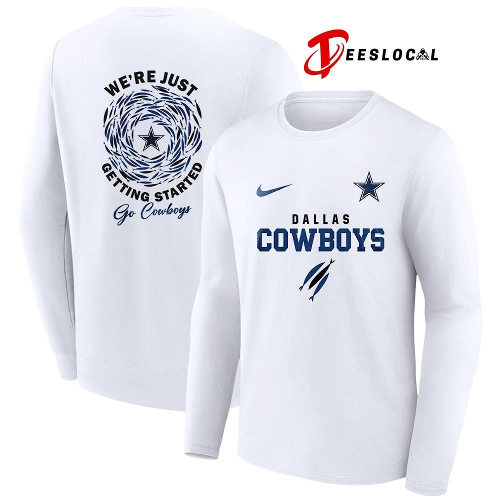 Dallas Cowboys x The Chosen we’re just getting started logo shirt