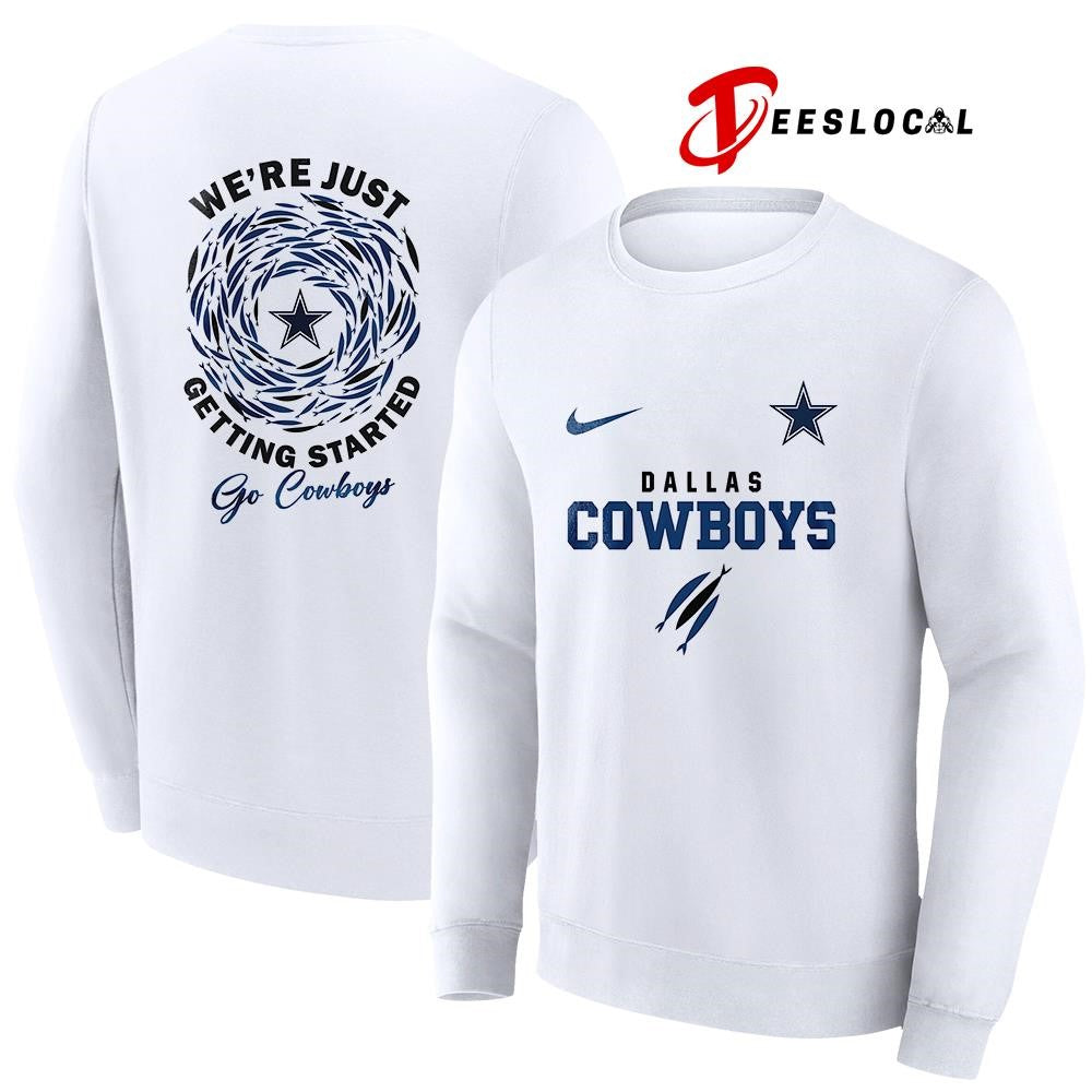 Dallas Cowboys x The Chosen we’re just getting started logo shirt