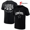 Dallas Cowboys x team Jesus lifetime member John 3 16 logo shirt