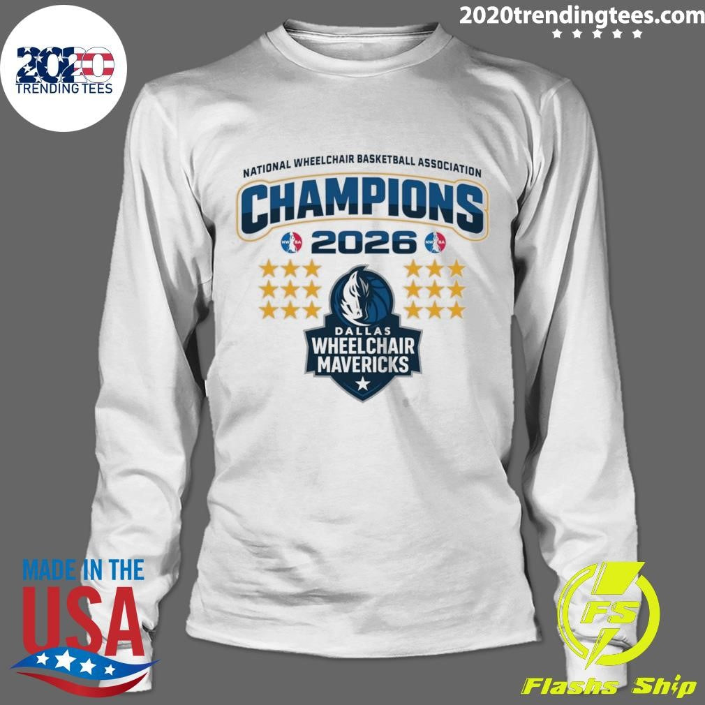 Dallas Mavericks 2026 National Wheelchair Basketball Association Champions Shirt