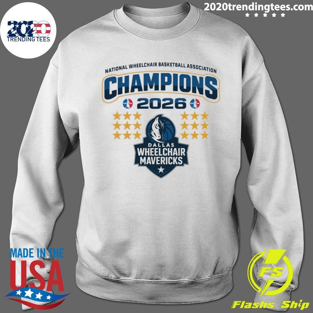 Dallas Mavericks 2026 National Wheelchair Basketball Association Champions Shirt