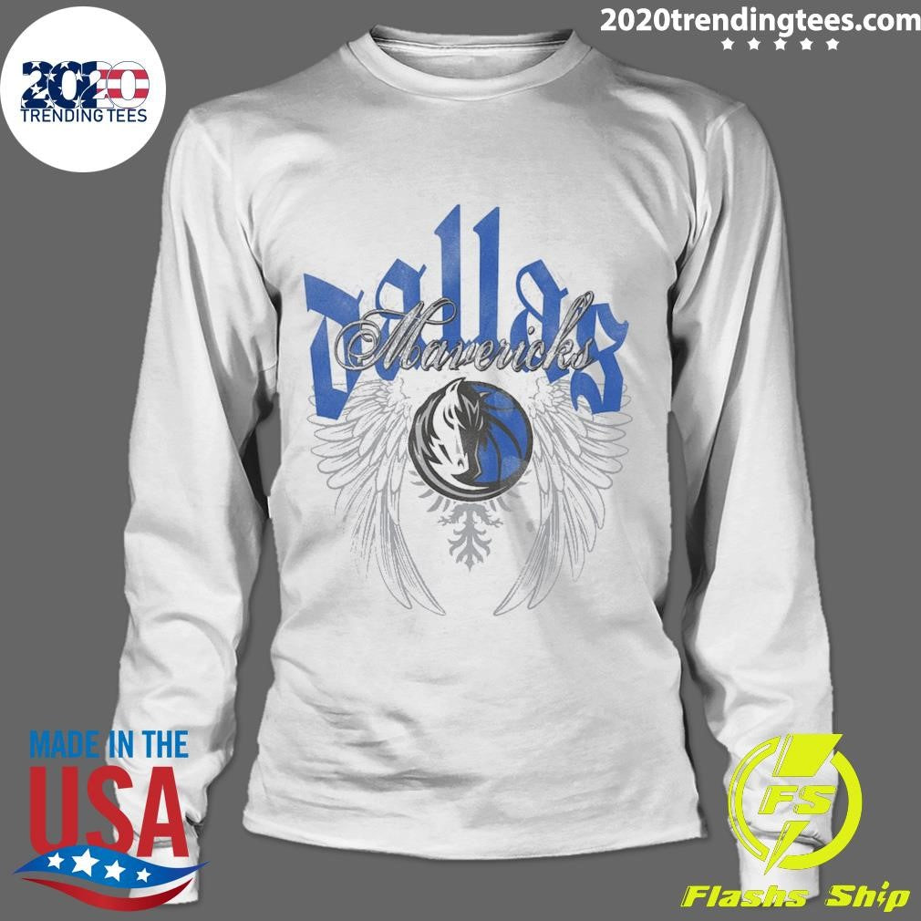 Dallas Mavericks Mitchell & Ness Old English Shirt
