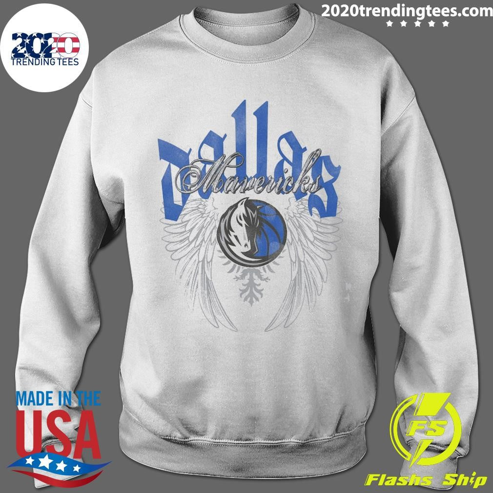 Dallas Mavericks Mitchell & Ness Old English Shirt