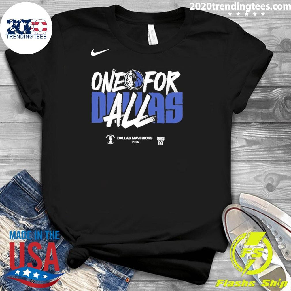Dallas Mavericks One For All 2026 Nba Playoffs Shirt