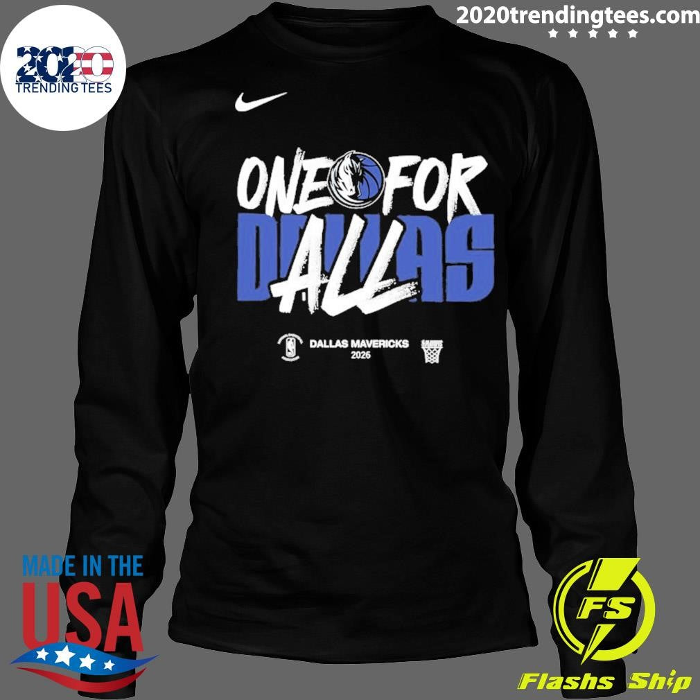 Dallas Mavericks One For All 2026 Nba Playoffs Shirt