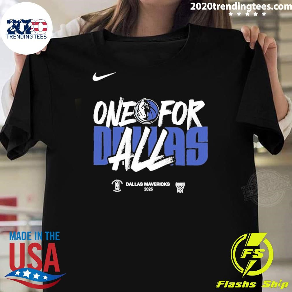 Dallas Mavericks One For All 2026 Nba Playoffs Shirt