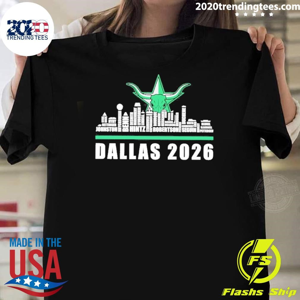 Dallas Stars 2026 City Skyline Graphic Shirt