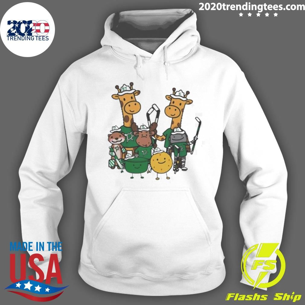 Dallas Stars Cartoon Group Illustration Shirt