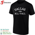 Dallas vs All Yall text Dallas sports shirt