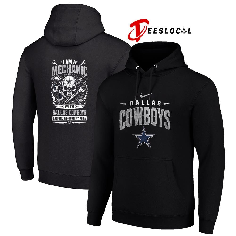 DallasCowboysIamamechanicrunningthroughmyveinsskeletonshirt
