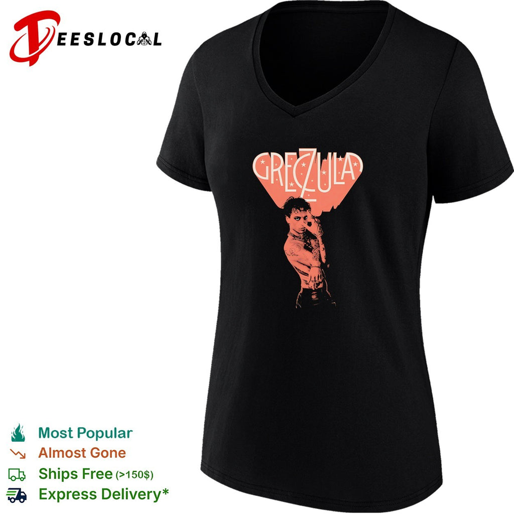 Damiano David GRECZULA Måneskin Rock Music Parody Essential Crewneck shirt