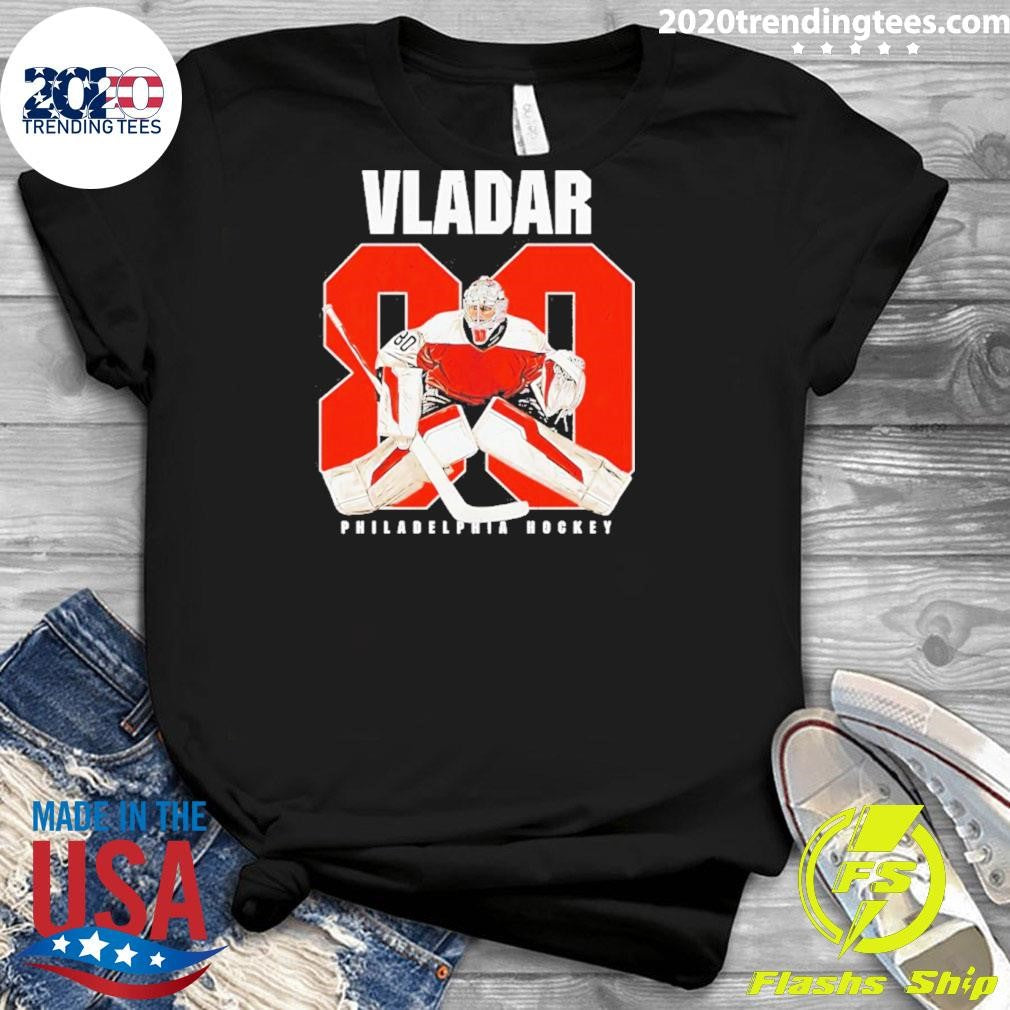 Dan Vladar 80 Philadelphia Flyers Name And Number Shirt