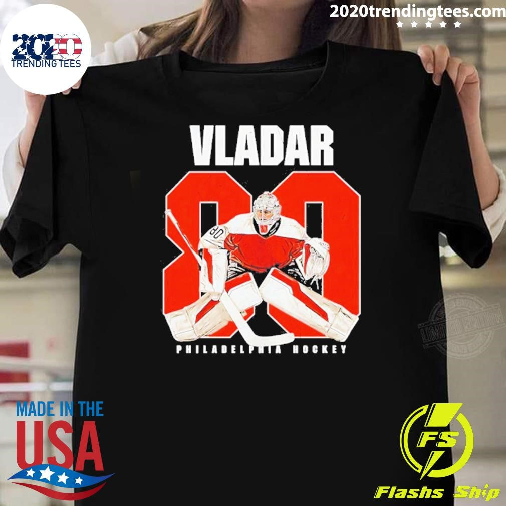 Dan Vladar 80 Philadelphia Flyers Name And Number Shirt