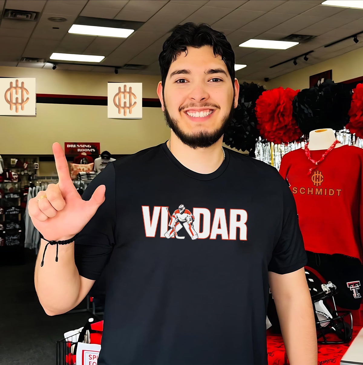 Dan Vladar Calgary Flames Icon NHL Goalie shirt