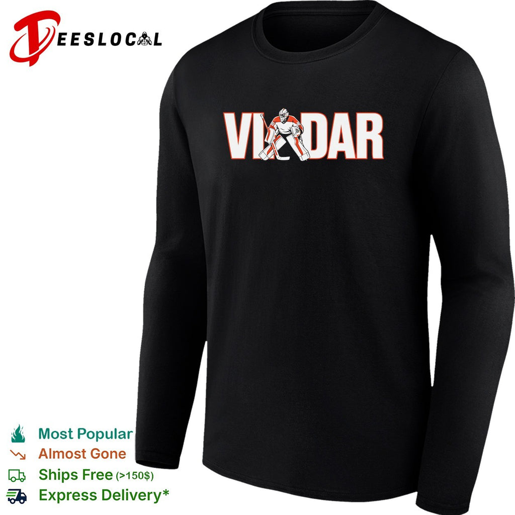 Dan Vladar Philadelphia Flyers goalie typography shirt