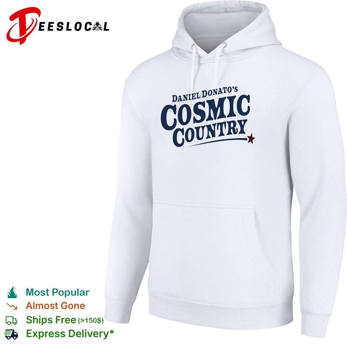 Daniel Donato’s Cosmic Country logo typography shirt
