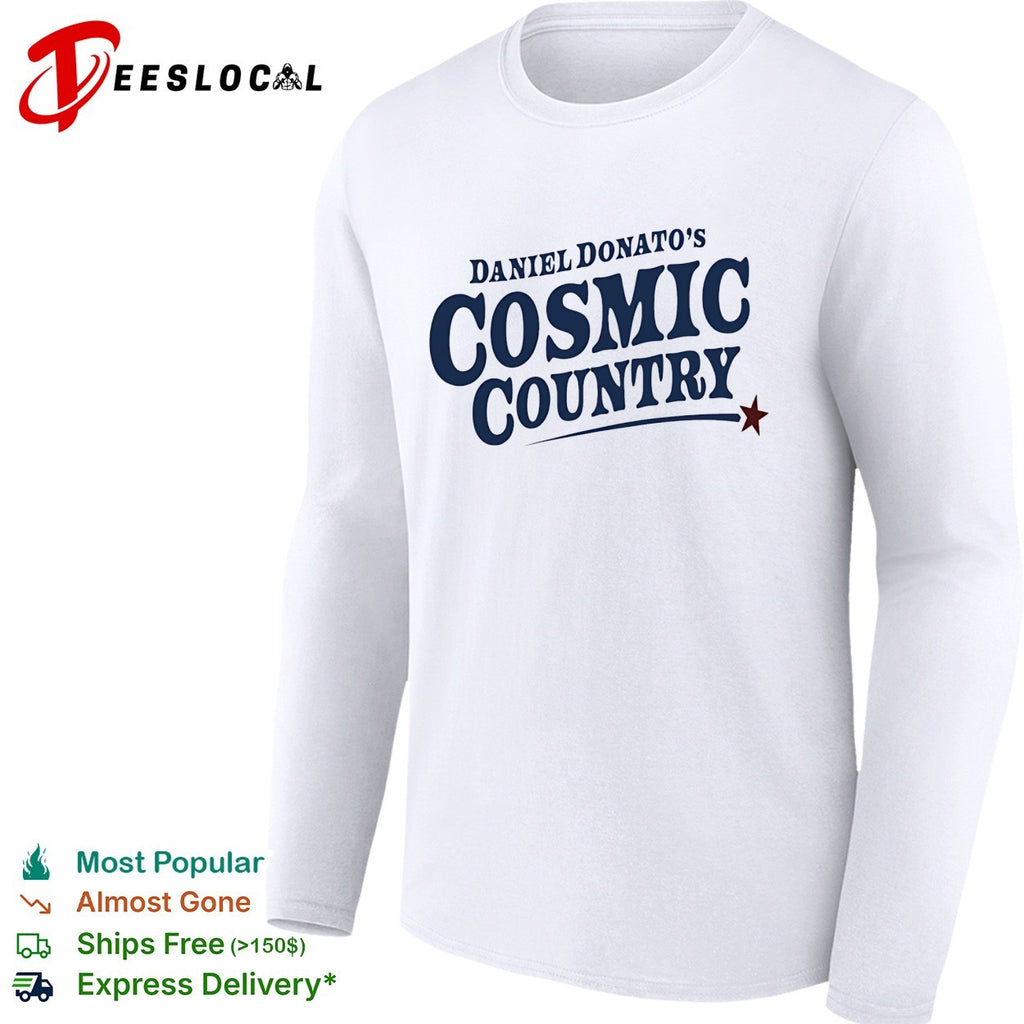 Daniel Donato’s Cosmic Country logo typography shirt