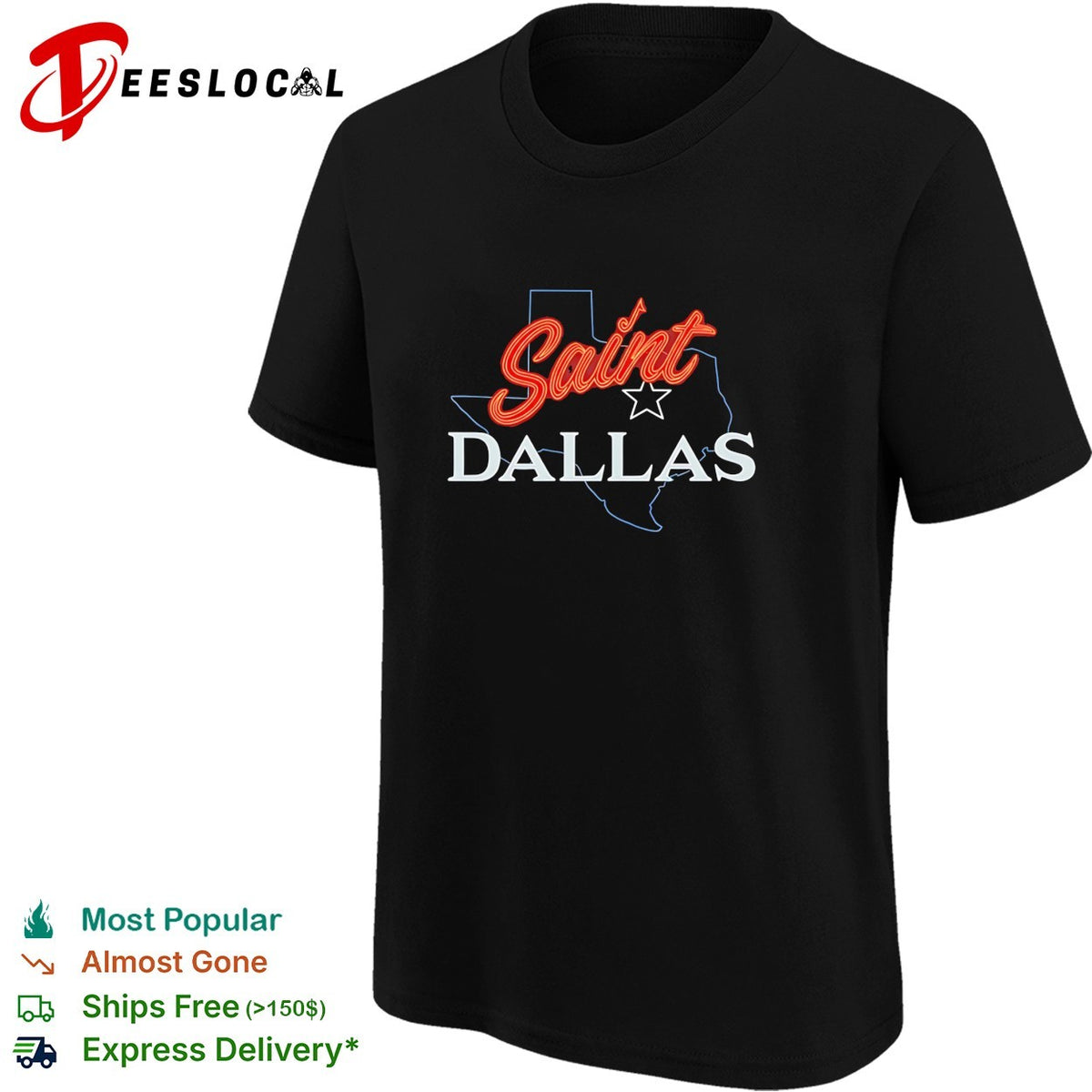 Danny Saint Dallas Honky Tonk state shirt