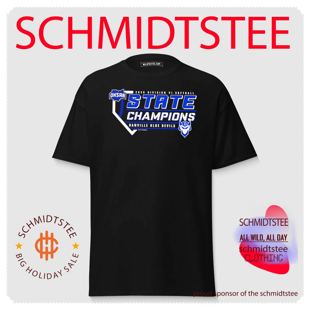 Danville Blue Devils 2026 OHSAA Softball D6 State Champions shirt