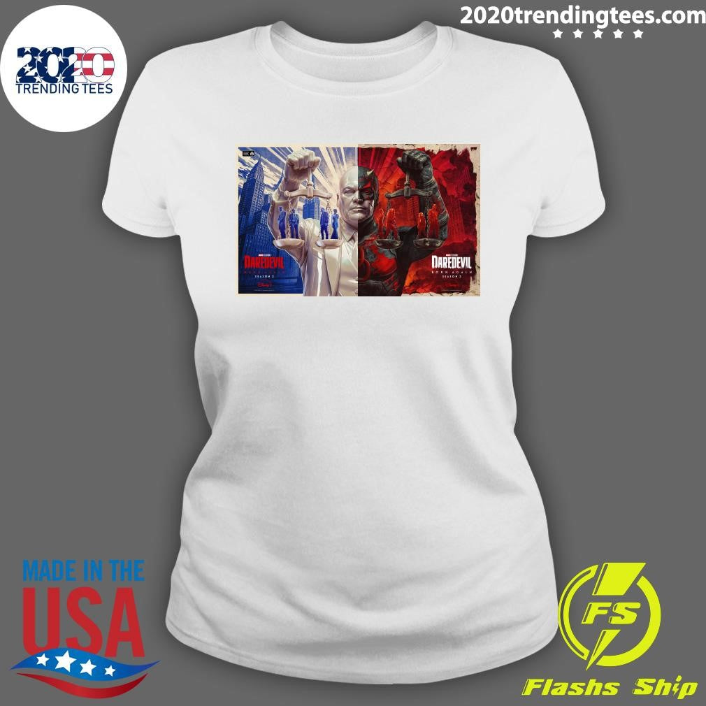 Daredevil Born Again Season 2 Wilson Fisk Vs. Daredevil Shirt