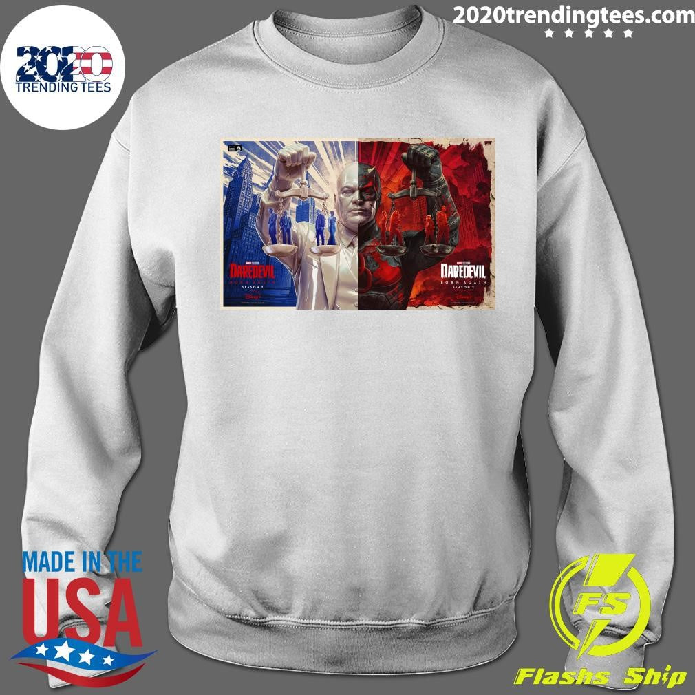 Daredevil Born Again Season 2 Wilson Fisk Vs. Daredevil Shirt