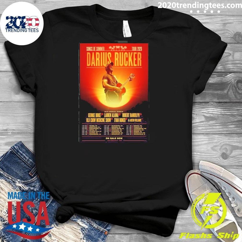 Darius Rucker World Tour 2026 Poster Shirt