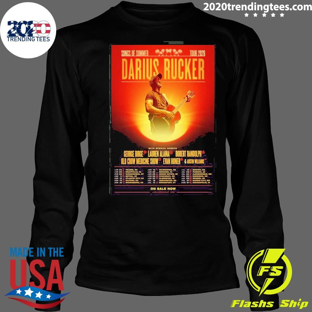 Darius Rucker World Tour 2026 Poster Shirt