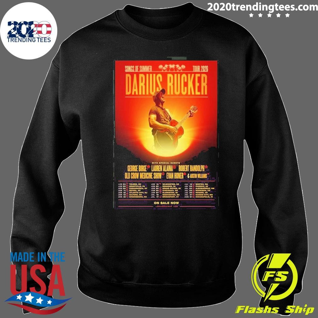 Darius Rucker World Tour 2026 Poster Shirt