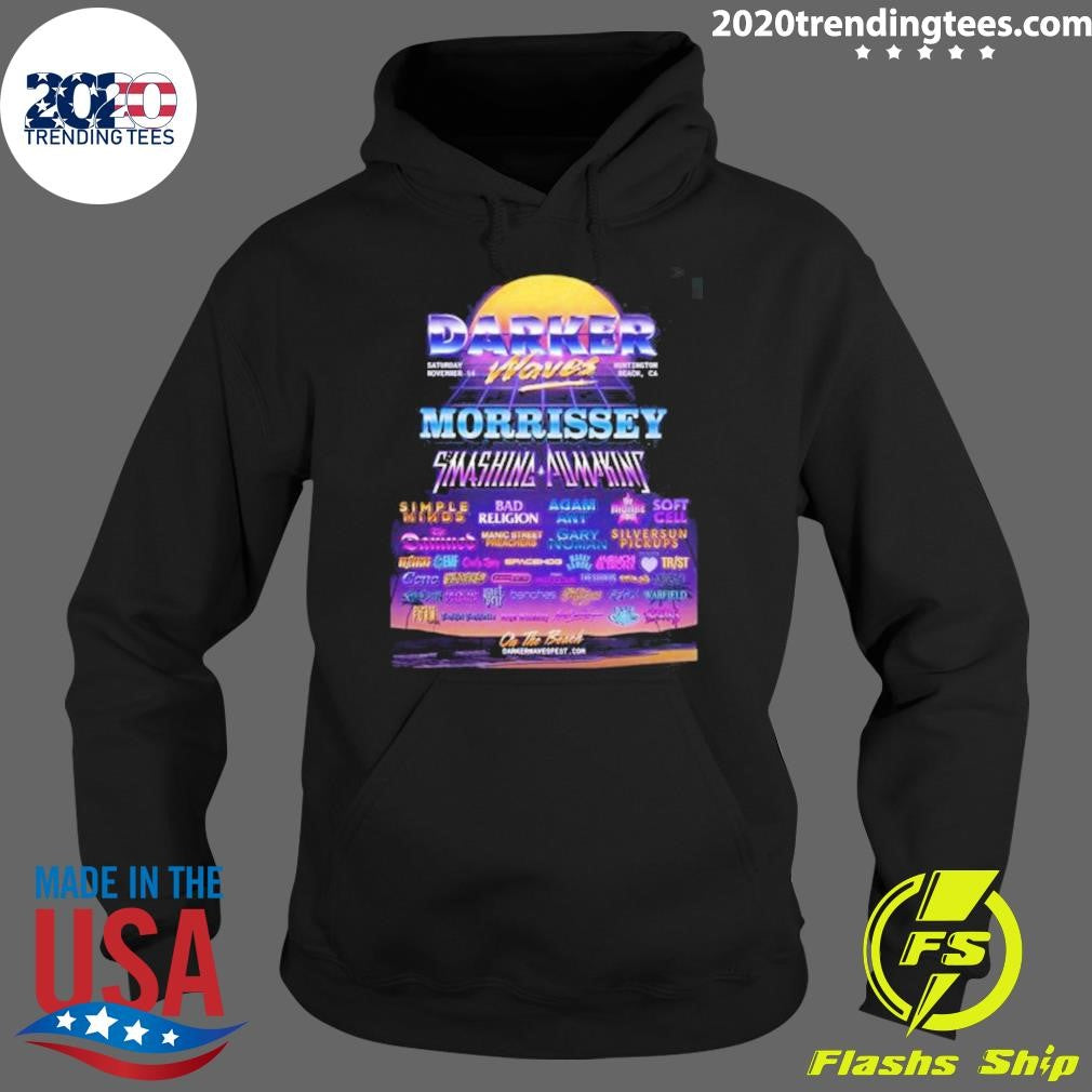 Darker Waves 2026 Festival Full Lineup In Huntington Beach California On November 14 2026 Shirt