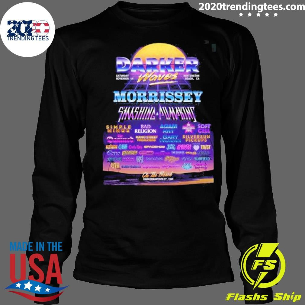 Darker Waves 2026 Festival Full Lineup In Huntington Beach California On November 14 2026 Shirt