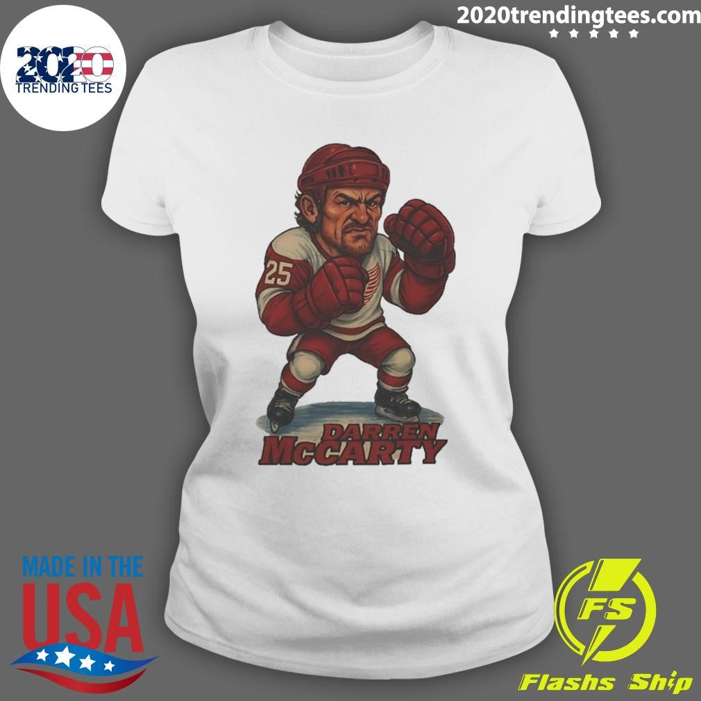 Darren Mccarty Detroit Red Wings Player Caricature Shirt