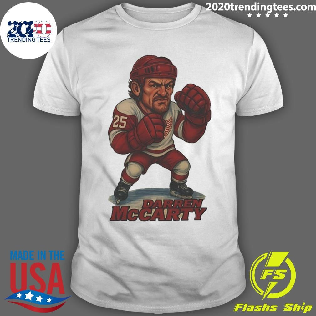 Darren Mccarty Detroit Red Wings Player Caricature Shirt