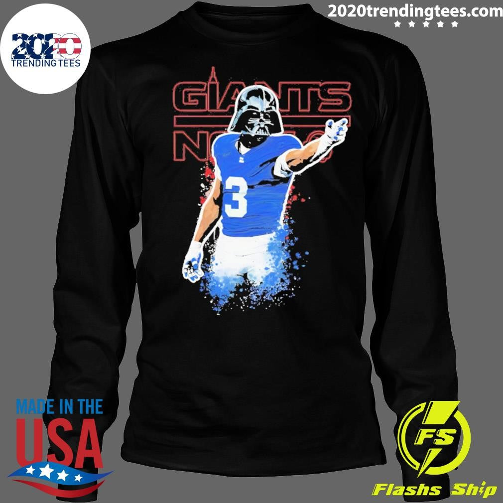 Darth Vader X Cam Skattebo 3 New York Giants Football Shirt