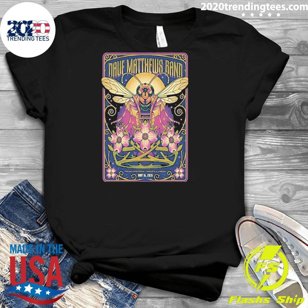 Dave Matthews Band 5 16 2026 Charlotte NC Poster Shirt