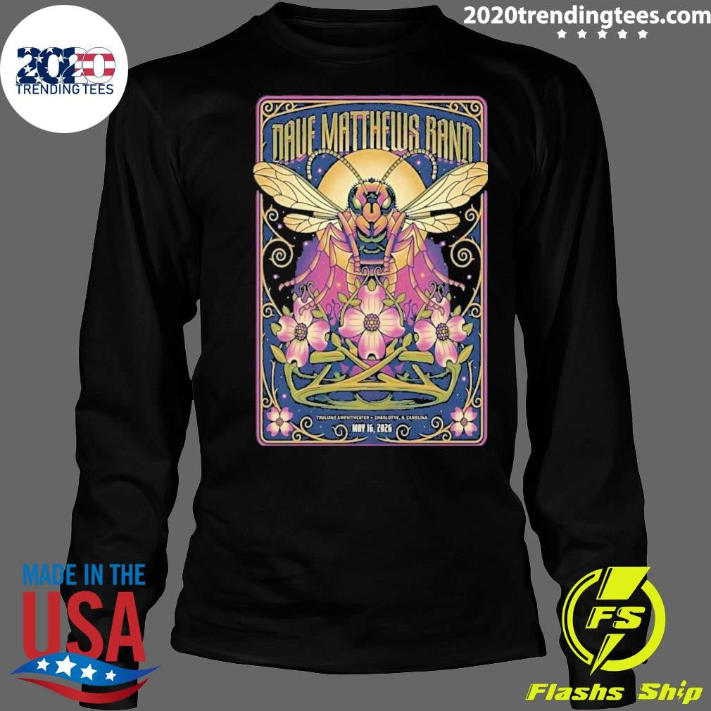 Dave Matthews Band 5 16 2026 Charlotte NC Poster Shirt